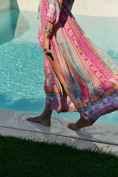 Vestido Tessa Maxi Celine Print