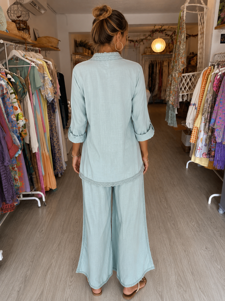 Conjunto Camisero Bordado