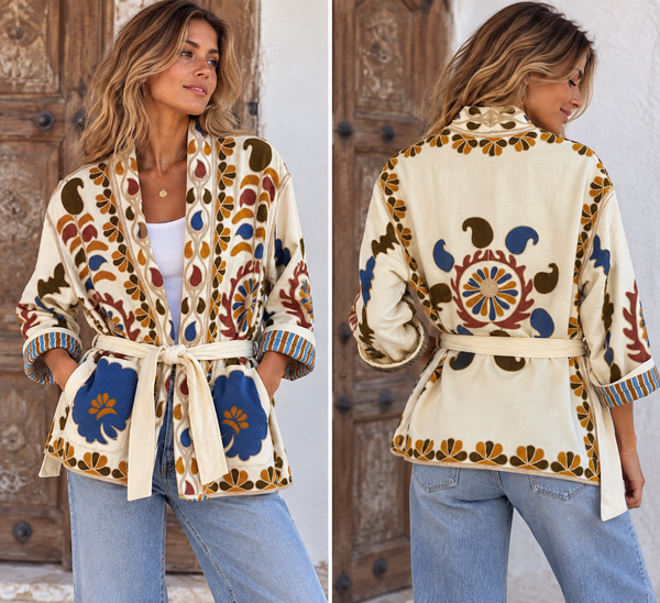 Chaqueta Jaipur Crema