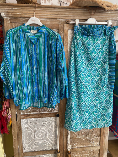 Conjunto Pareo + Blusa