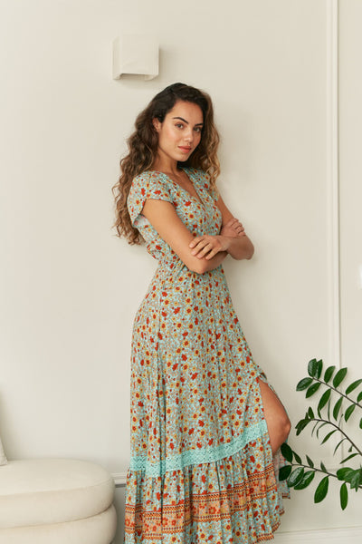Vestido Carmen Maxi Synergi Print