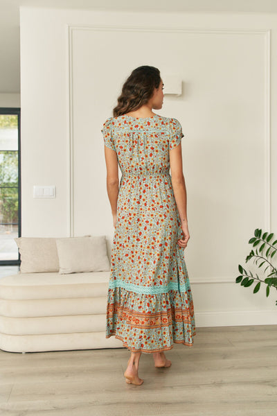 Vestido Carmen Maxi Synergi Print