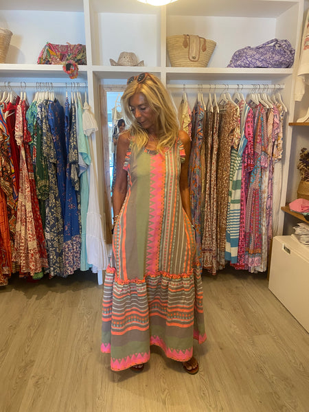 Vestido Flúor