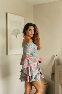Vestido Mini Primrose Malibu Print