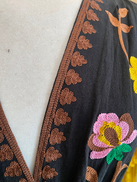 Vestido Negro Suzani