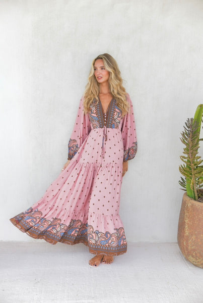 Vestido Teresa Maxi Seraphina Print