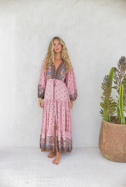 Vestido Teresa Maxi Seraphina Print