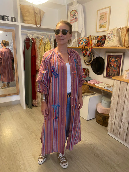 Vestido Camisero Rayas