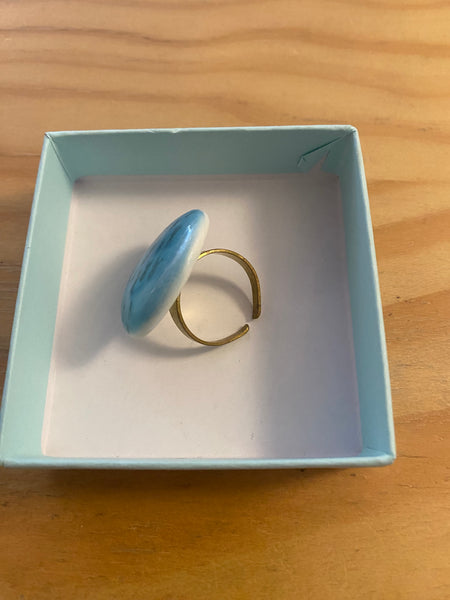 Anillo Porcelana Mar