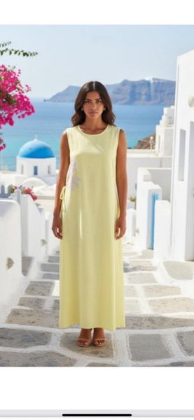 Solara Yellow Dress by Be Sunset
