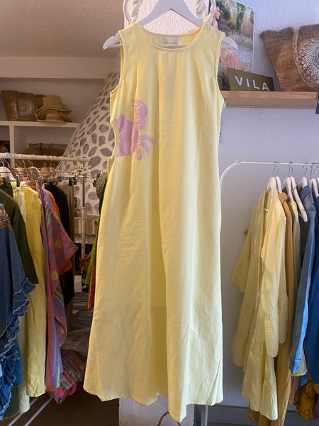Solara Yellow Dress by Be Sunset