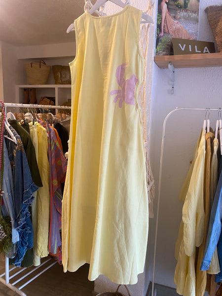 Solara Yellow Dress by Be Sunset
