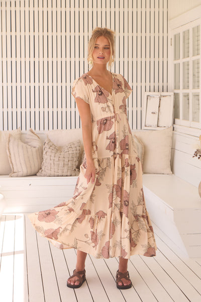 Vestido Melissa Maxi April Print