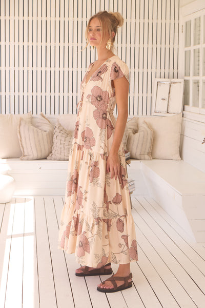 Vestido Melissa Maxi April Print