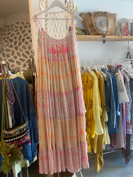 Vestido Maxi Flúor