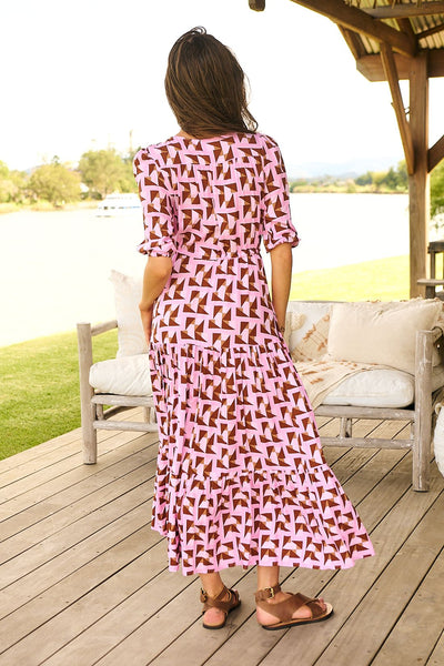 Euphoria Print Tessa Maxi Dress by Jaase