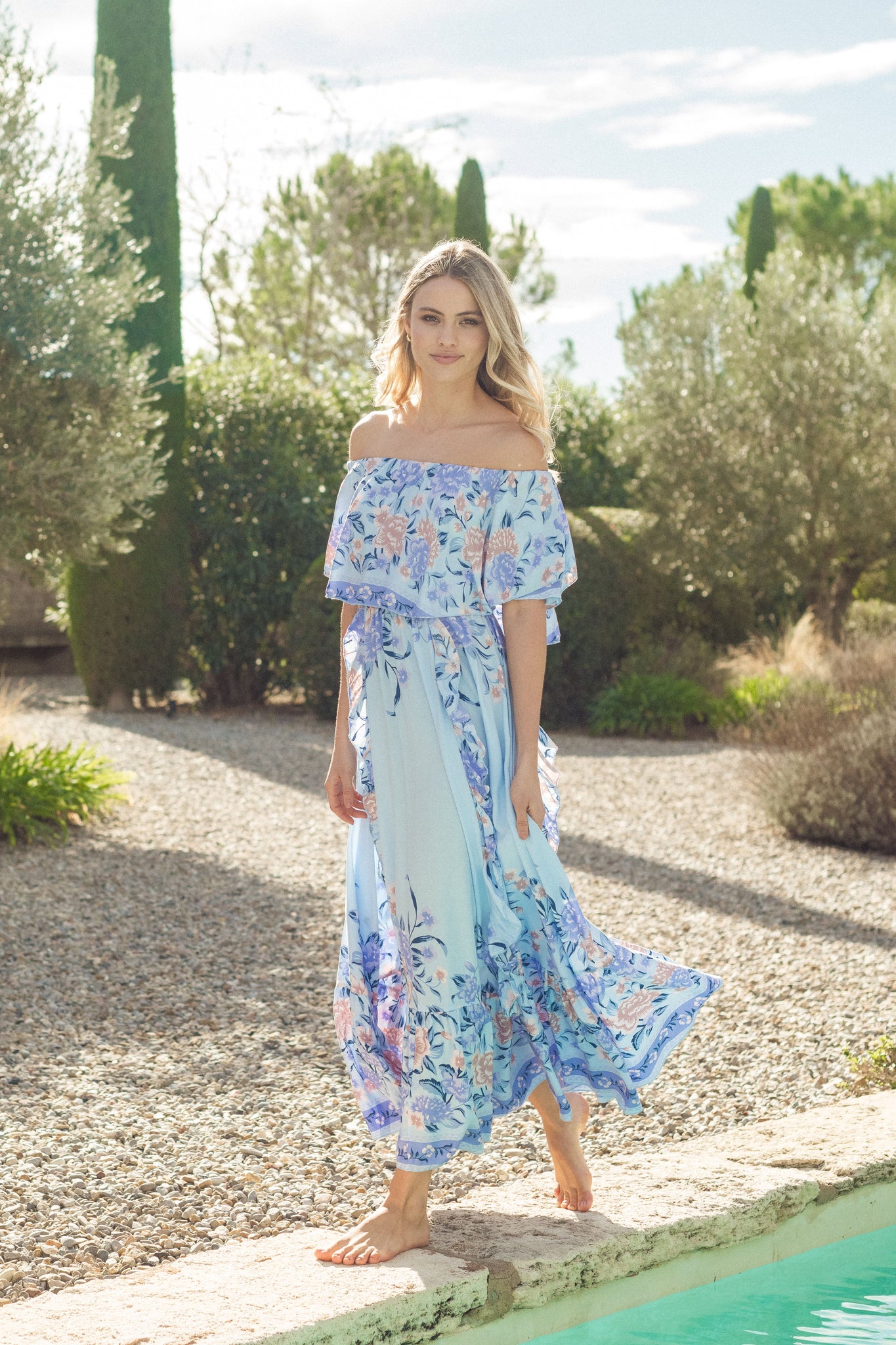 Georgie Maxi Dress Heaven Print