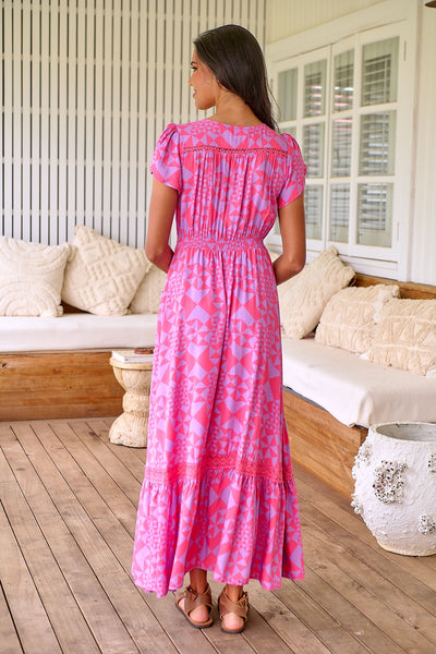 Vestido Carmen Maxi Azaylia Print