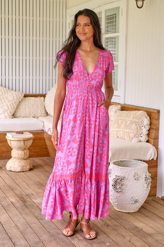 Vestido Carmen Maxi Azaylia Print