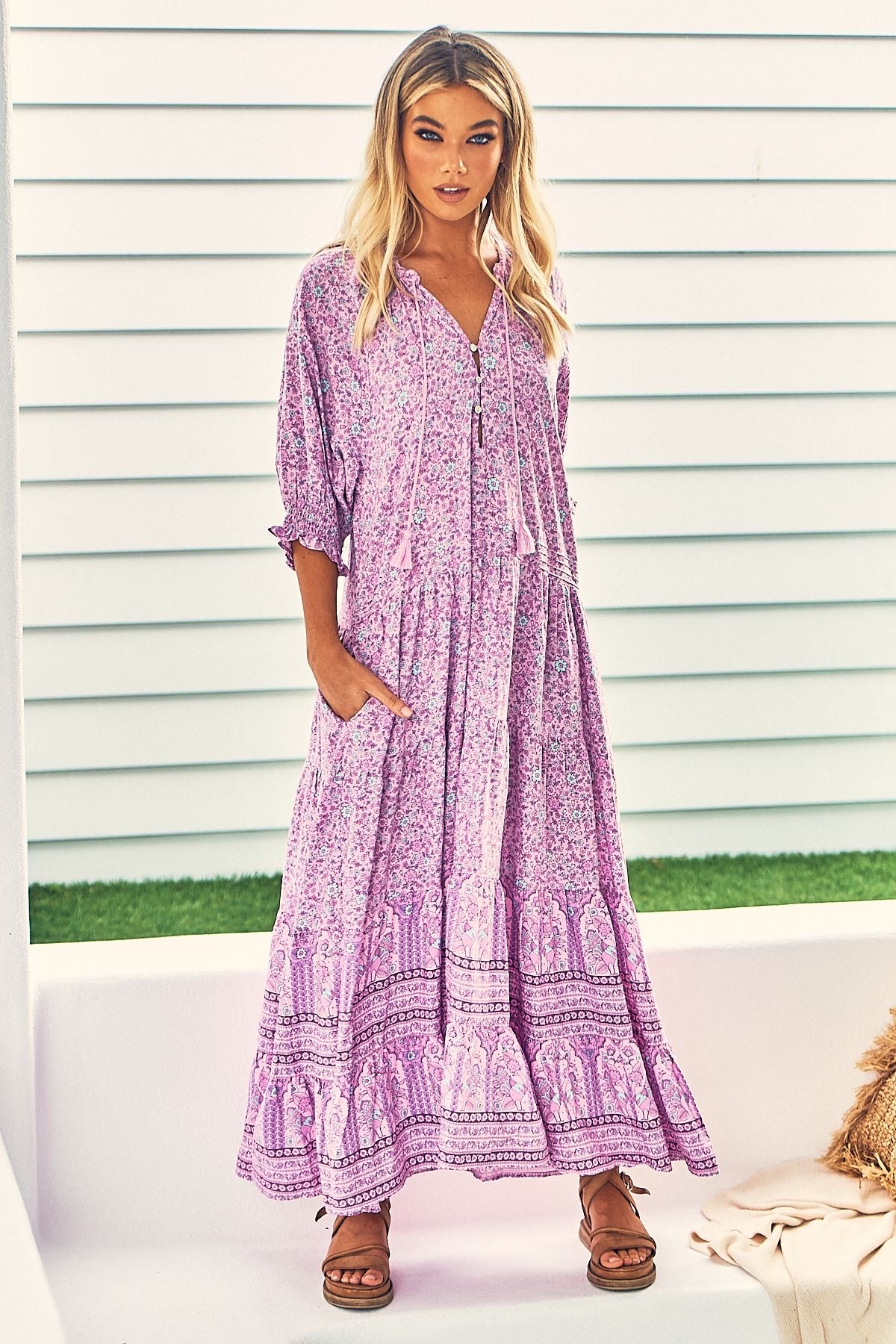 Vestido Maxi Roaming free Print