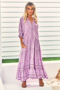 Vestido Maxi Roaming free Print