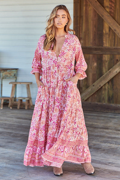 Leena Print Tillie Maxi Dress by Jaase