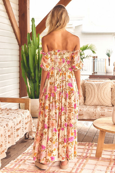 Amaya Print Claudette Maxi Dress by Jaase